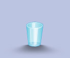 1 vaso plástico